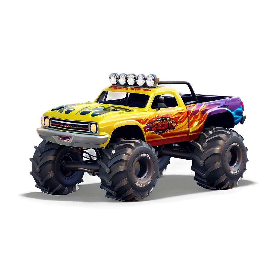 Monster Truck Wildfire Png Lqv21 PNG Image