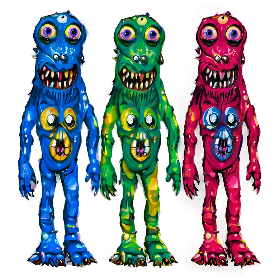 Monster With Multiple Heads Png Oiu56 PNG Image