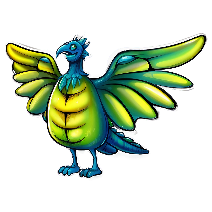 Monster With Wings Png Aot64 PNG Image