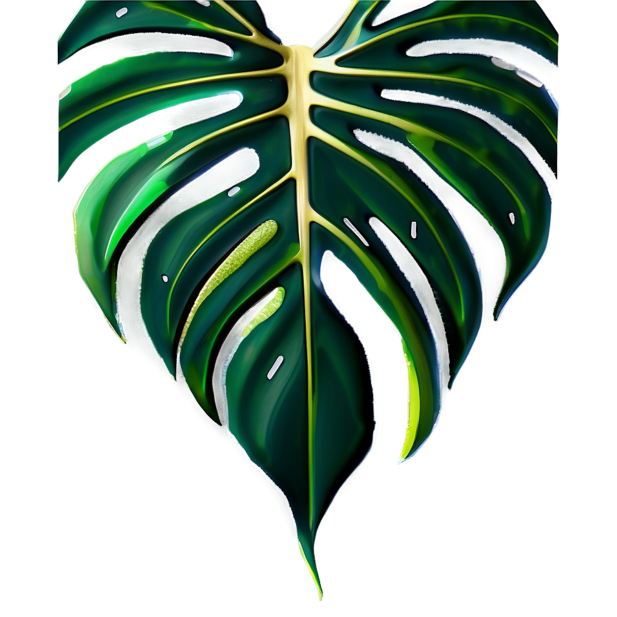 Monstera Leaf Mosaic Png Jjt PNG Image