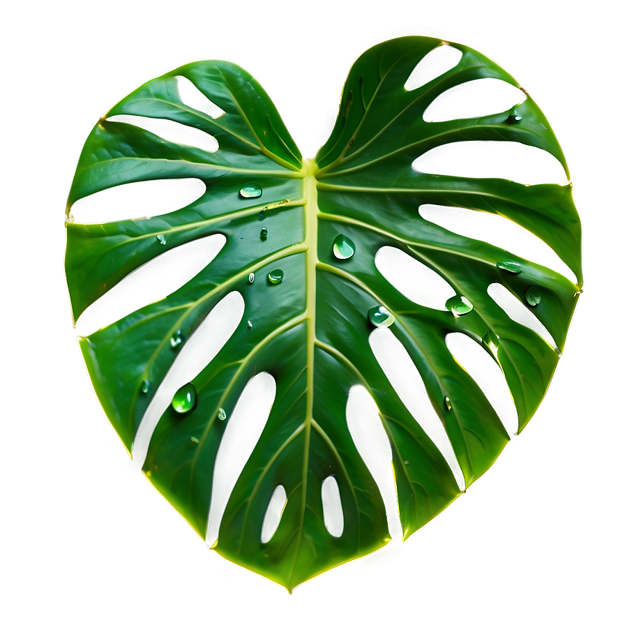 Monstera Leaf Vein Details Png Ita PNG Image