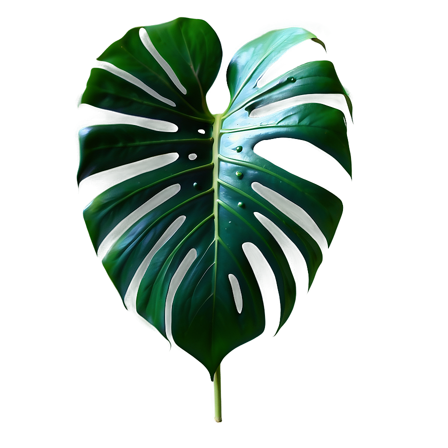 Monstera Leaf With Texture Png Uwo43 PNG Image