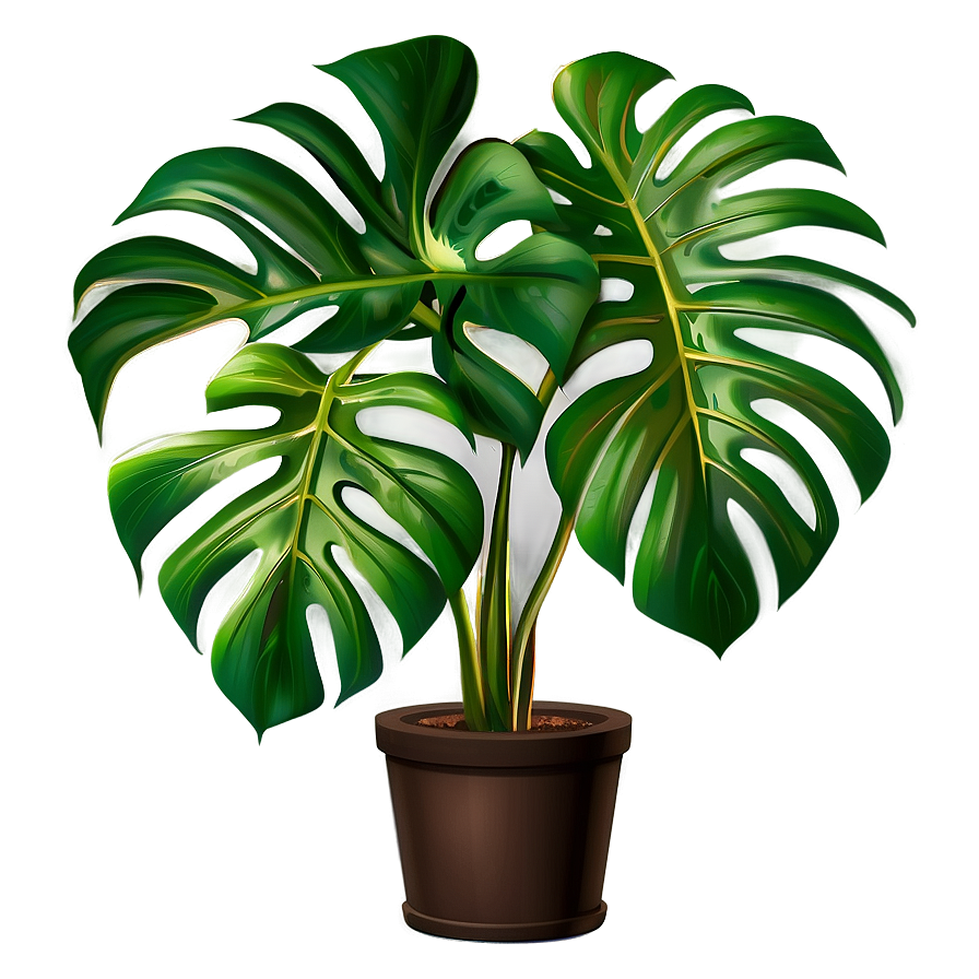 Monstera Plant D PNG Image