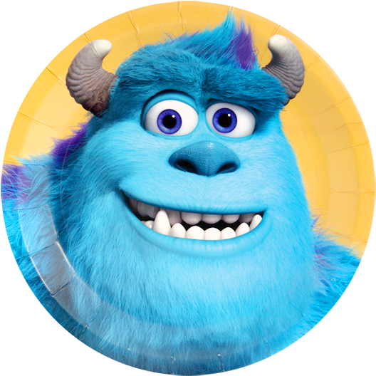 Monsters Inc Sulley Portrait PNG Image