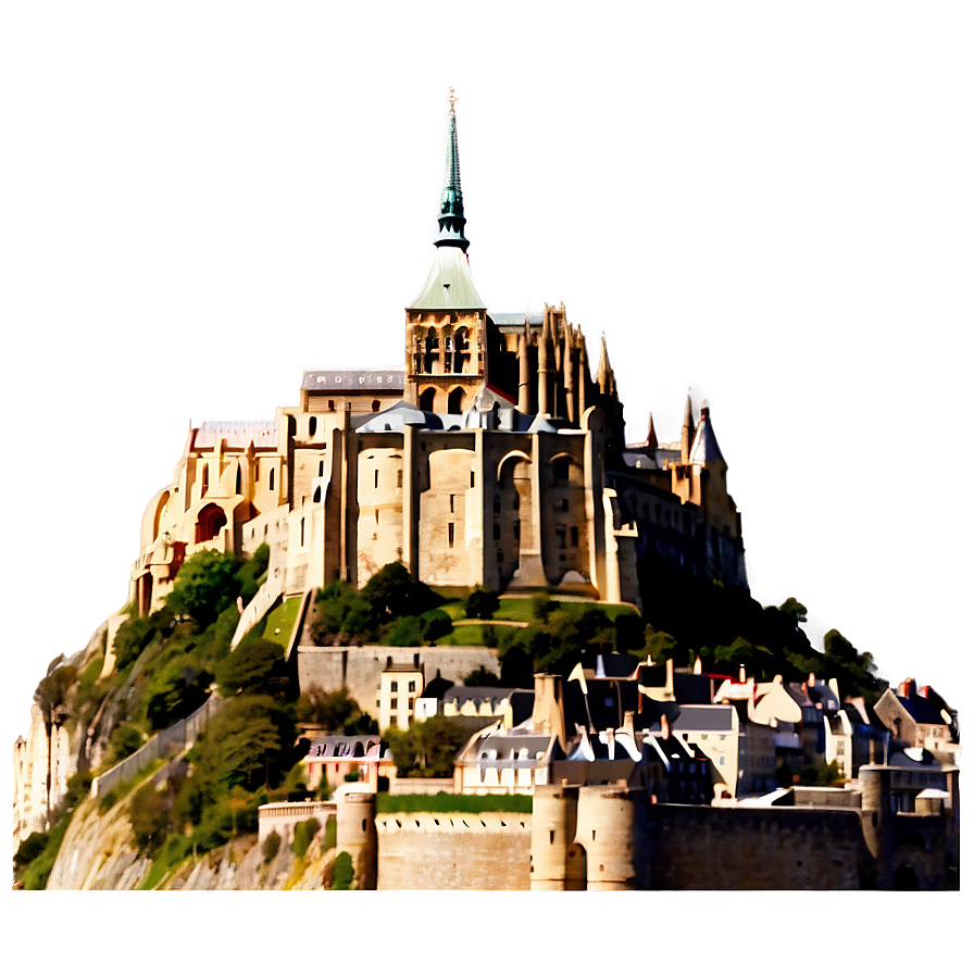 Mont Saint Michel Png Rib PNG Image