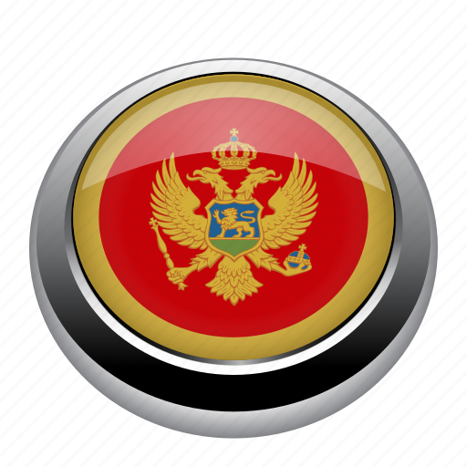 Montenegro Coatof Arms Button PNG Image