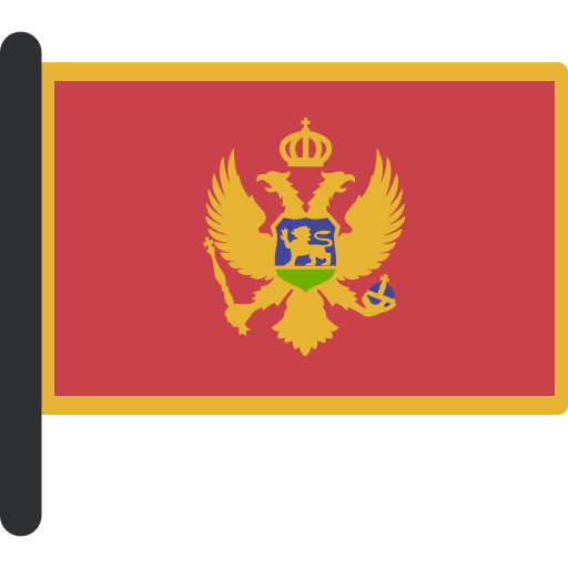 Montenegro National Flag PNG Image