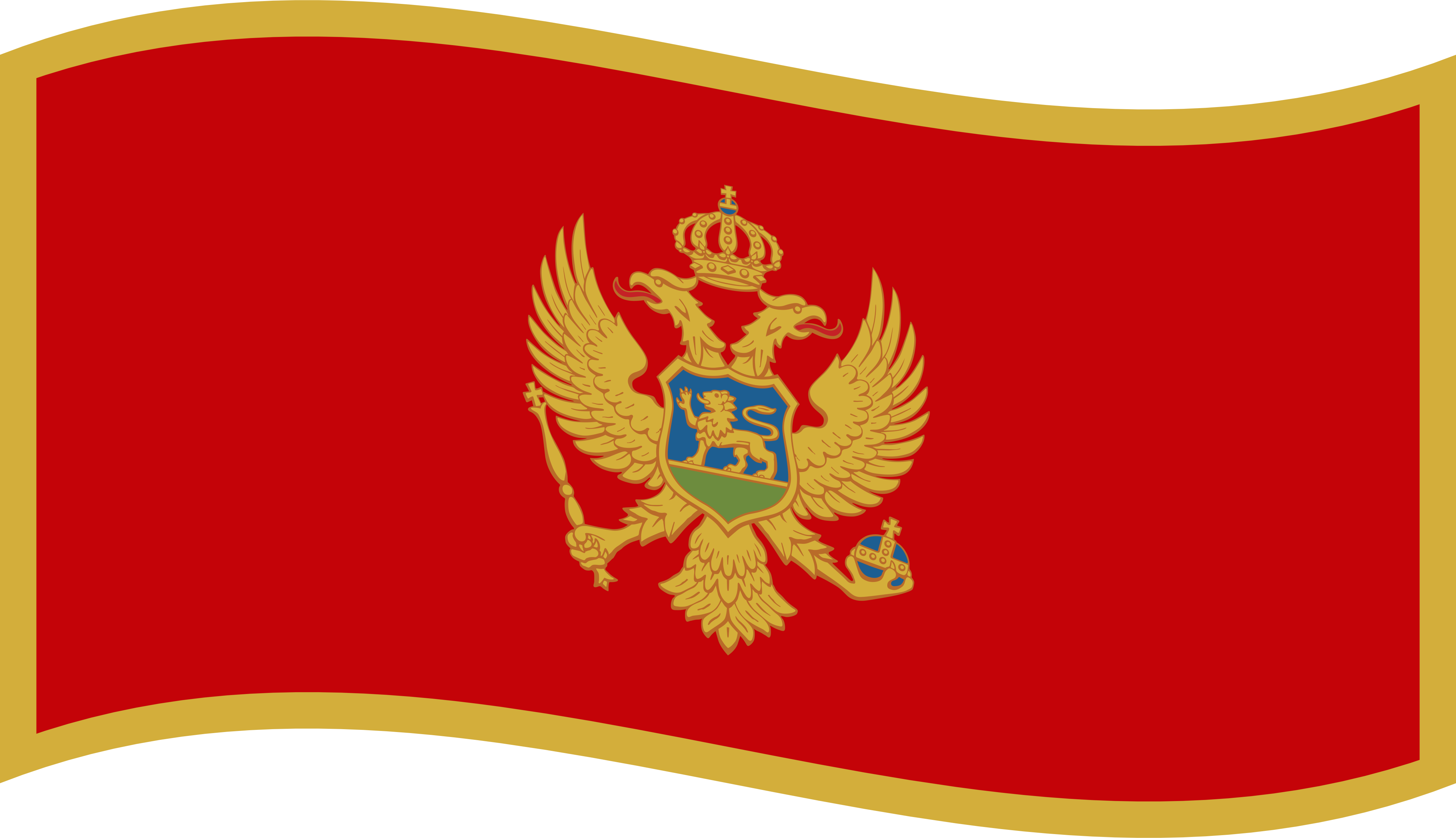 Montenegro National Flag PNG Image