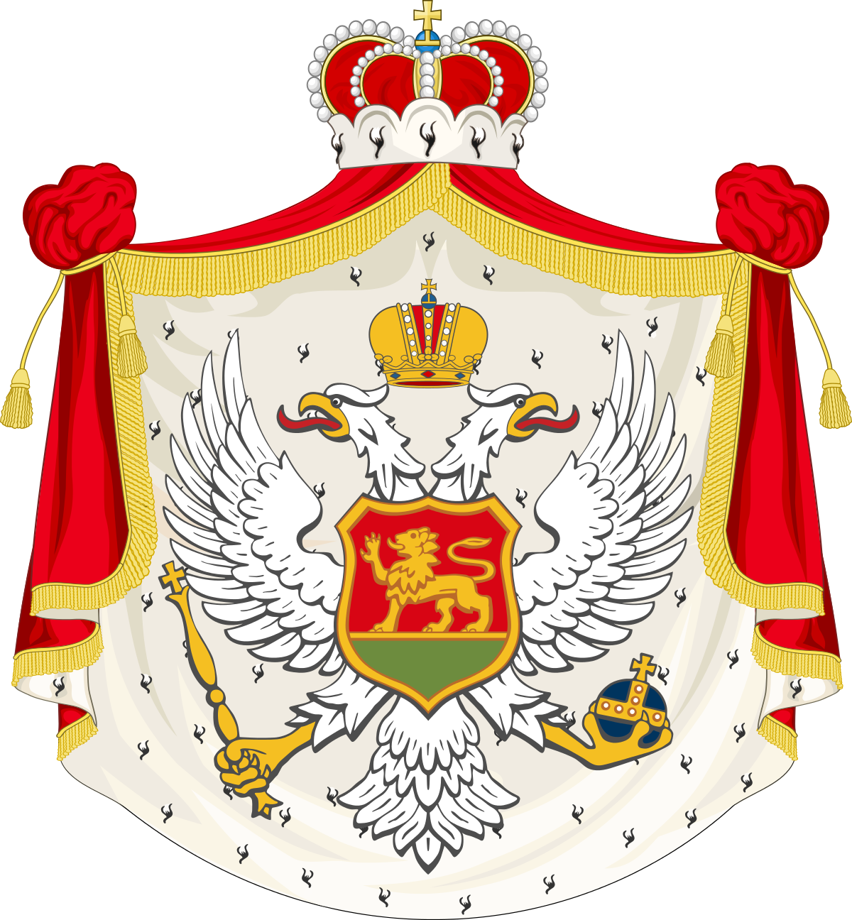 Montenegro State Coatof Arms PNG Image