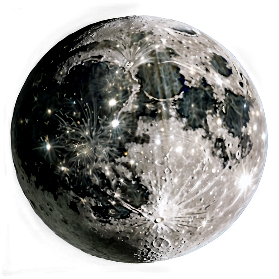 Moon And Earth Transparent Png Itp18 PNG Image