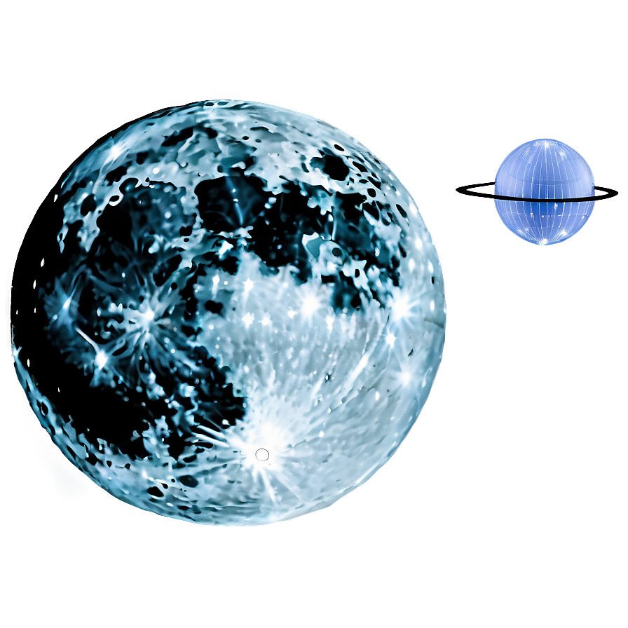 Moon And Satellite Transparent Png 73 PNG Image