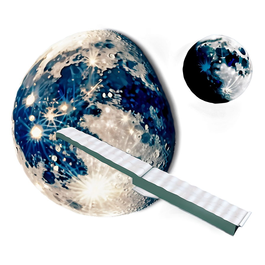 Moon And Satellite Transparent Png Fwc PNG Image