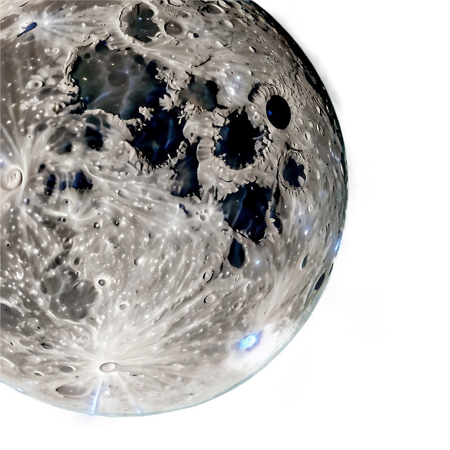 Moon Craters Transparent Png Ymu37 PNG Image