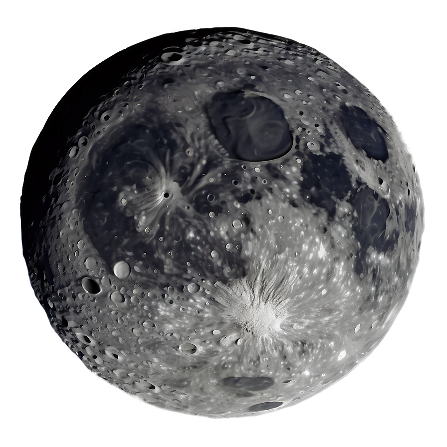 Moon Surface With Space Colony Png Gwm88 PNG Image