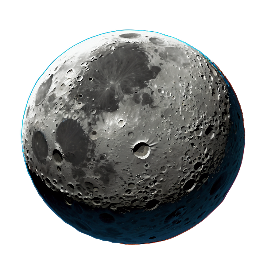 Moon Surface With Tranquility Base Png Mgr PNG Image