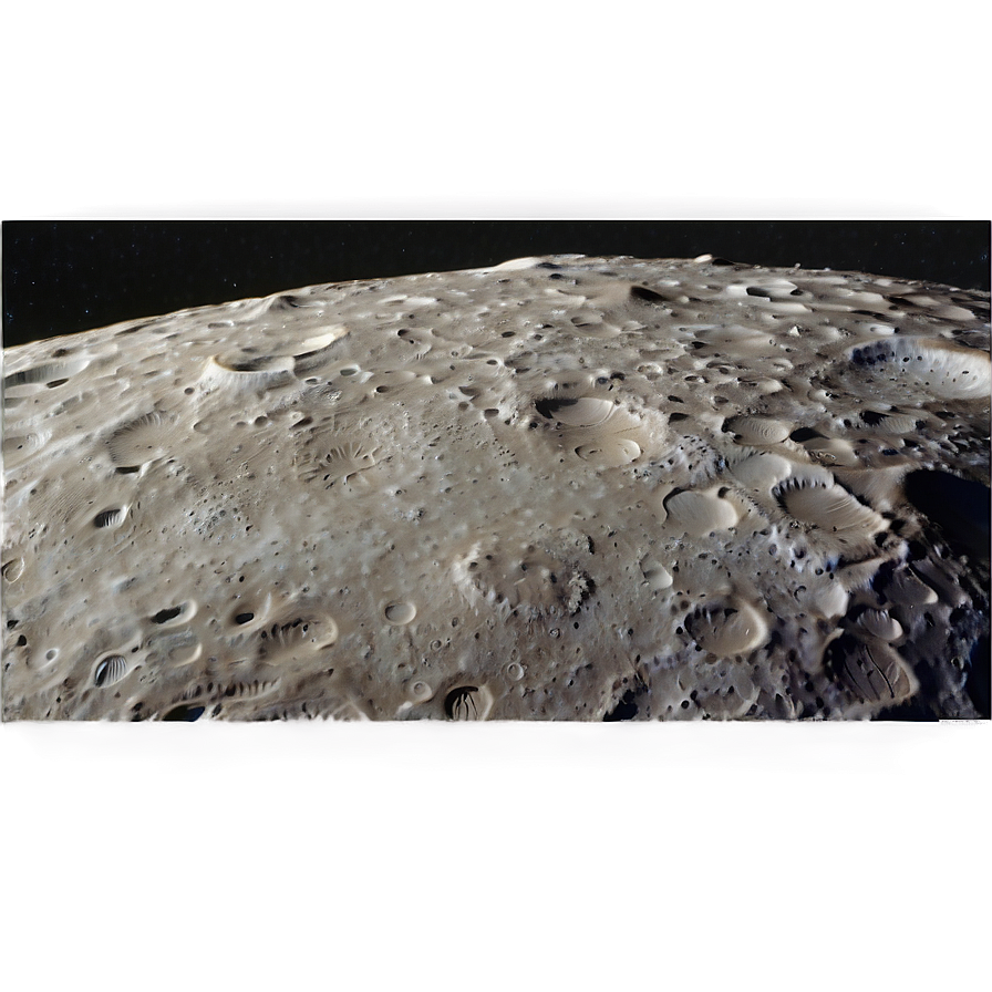 Moon Surface With Tranquility Base Png Swr PNG Image