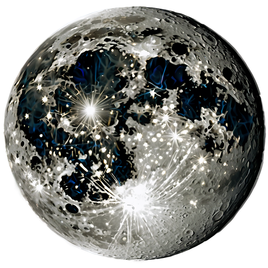 Moon Through Telescope Png 35 PNG Image