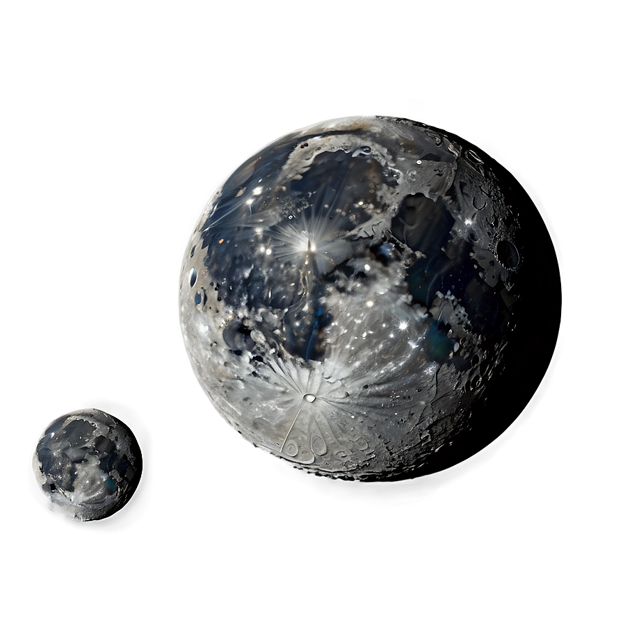 Moon With Craters Transparent Png 05252024 PNG Image