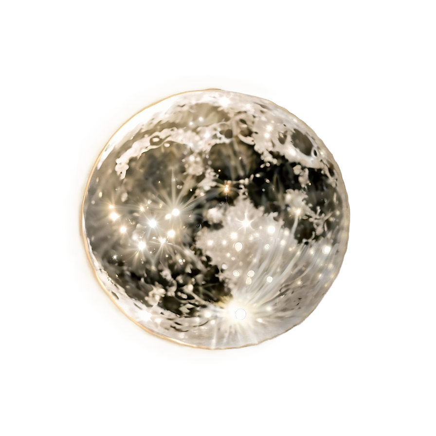 Moon With Halo Transparent Png Uxl76 PNG Image