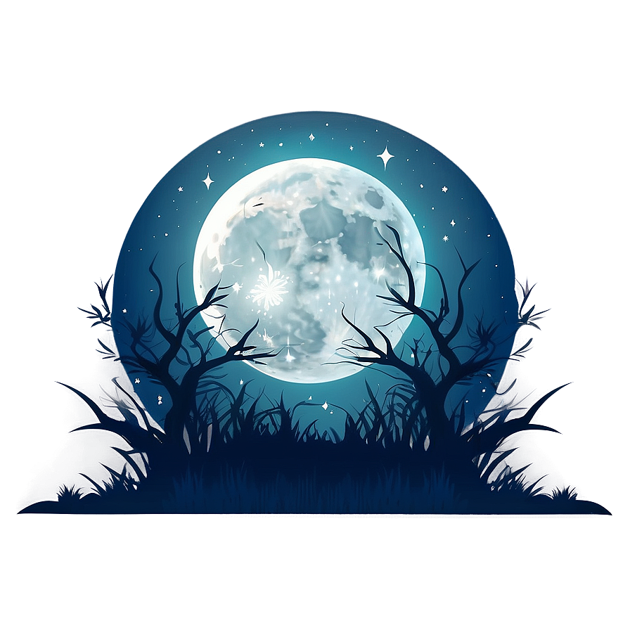 Moonlight Scene Transparent Png 05252024 PNG Image