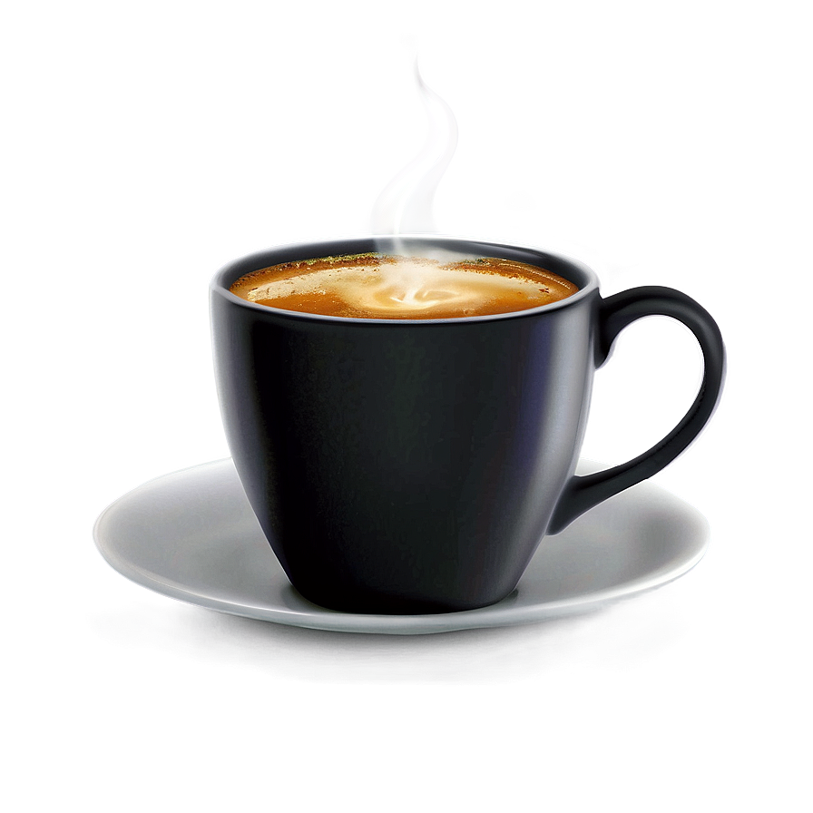 Morning Black Coffee Cup Png Xns PNG Image