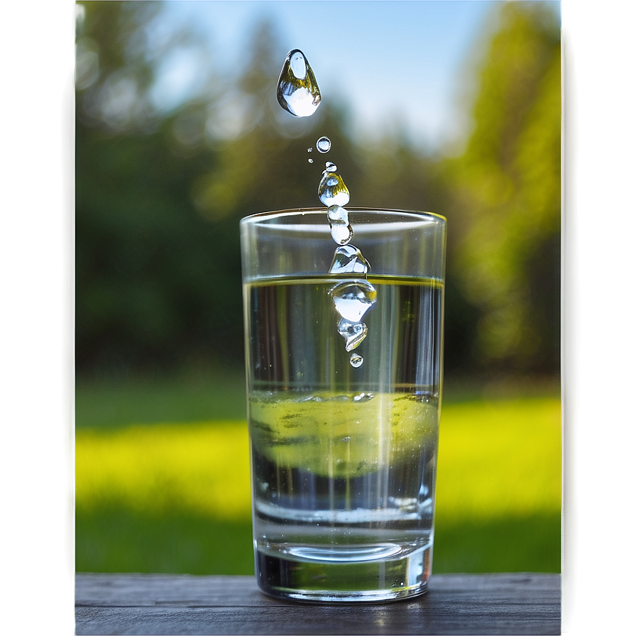 Morning Glass Of Water Png Cyl PNG Image