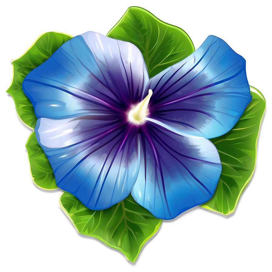 Morning Glory Flower Drawing Png Wfi23 PNG Image