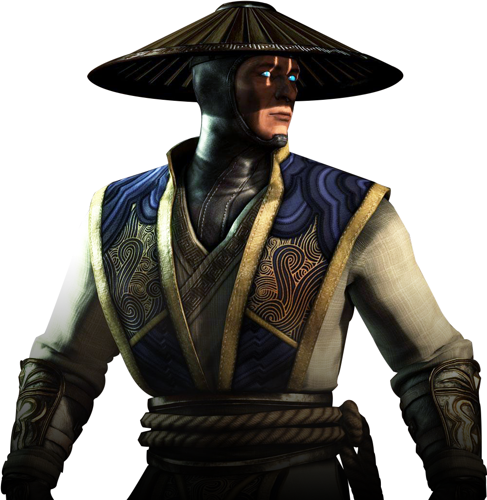 Mortal Kombat Warriorin Traditional Attire PNG Image