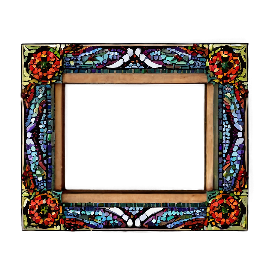 Mosaic Picture Frame Png 06252024 PNG Image