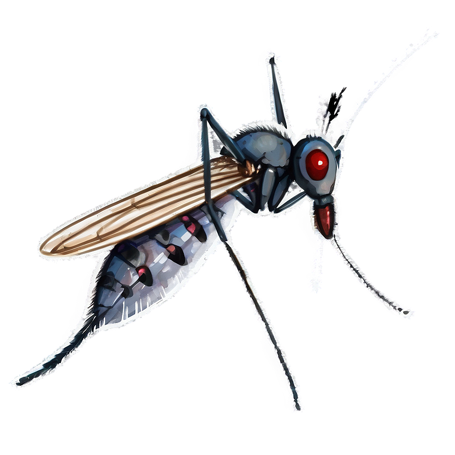 Mosquito In Watercolor Png Biv PNG Image