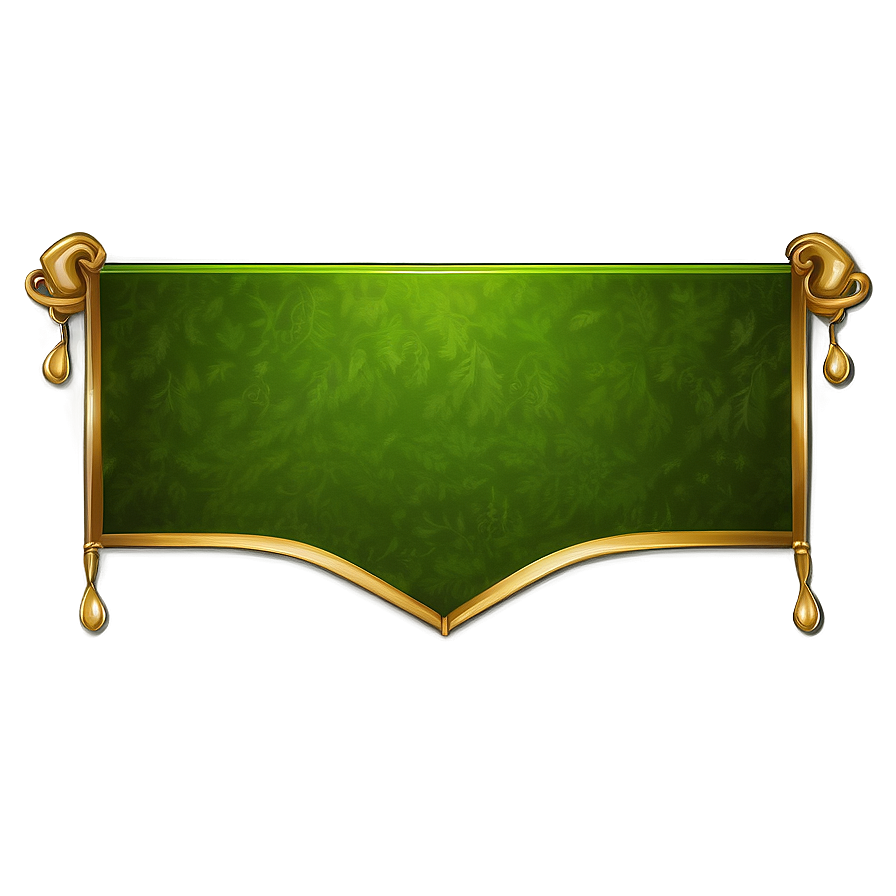 Moss Green Banner Png 68 PNG Image