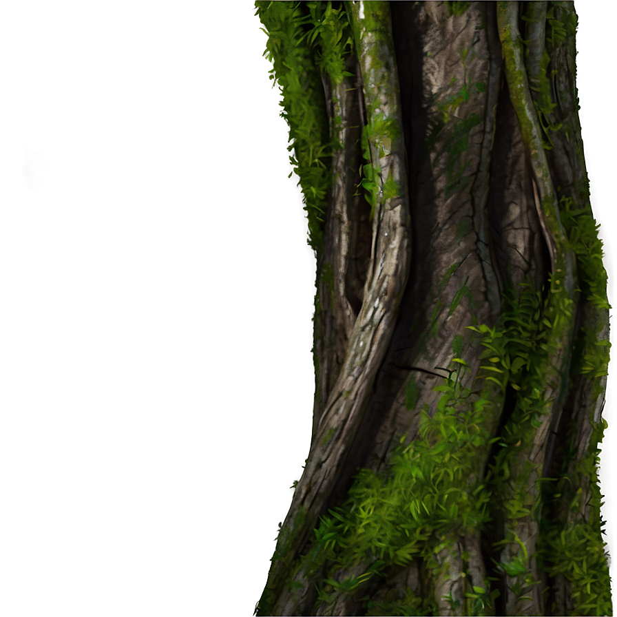 Mossy Tree Trunk Png 05242024 PNG Image