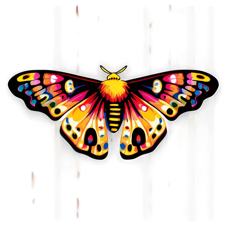 Moth Digital Art Png Grc22 PNG Image