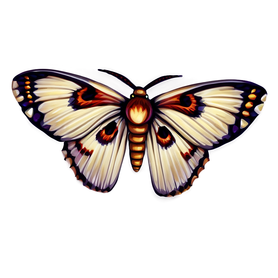 Moth Pattern Background Png Ycf PNG Image