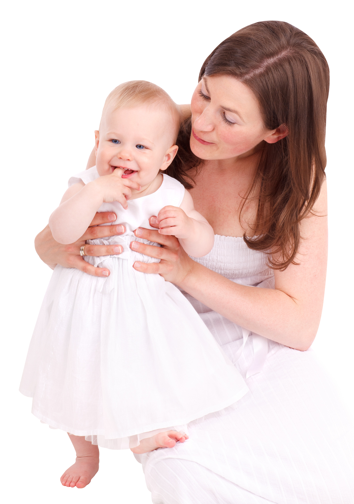 Motherand Baby Bonding Moment PNG Image