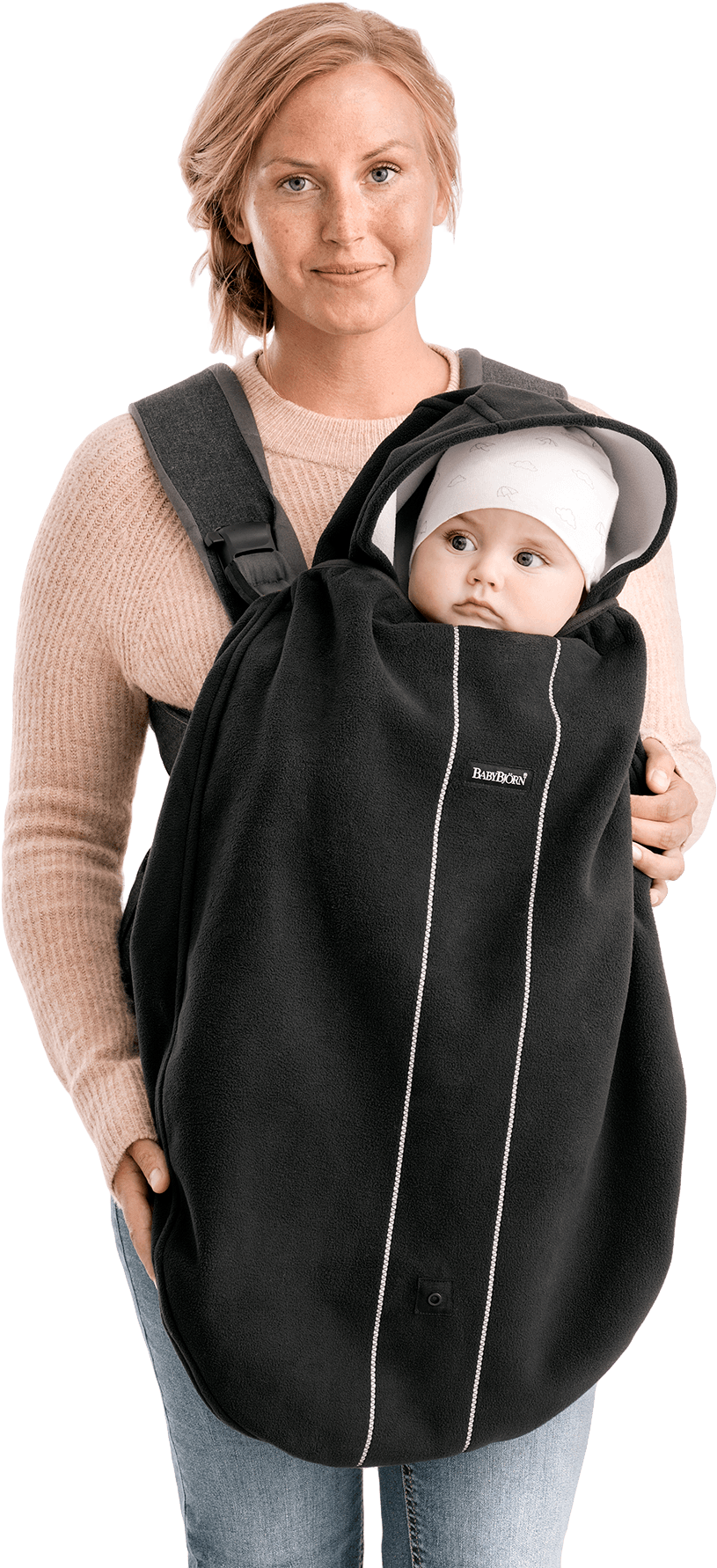 Motherand Newbornin Baby Carrier PNG Image