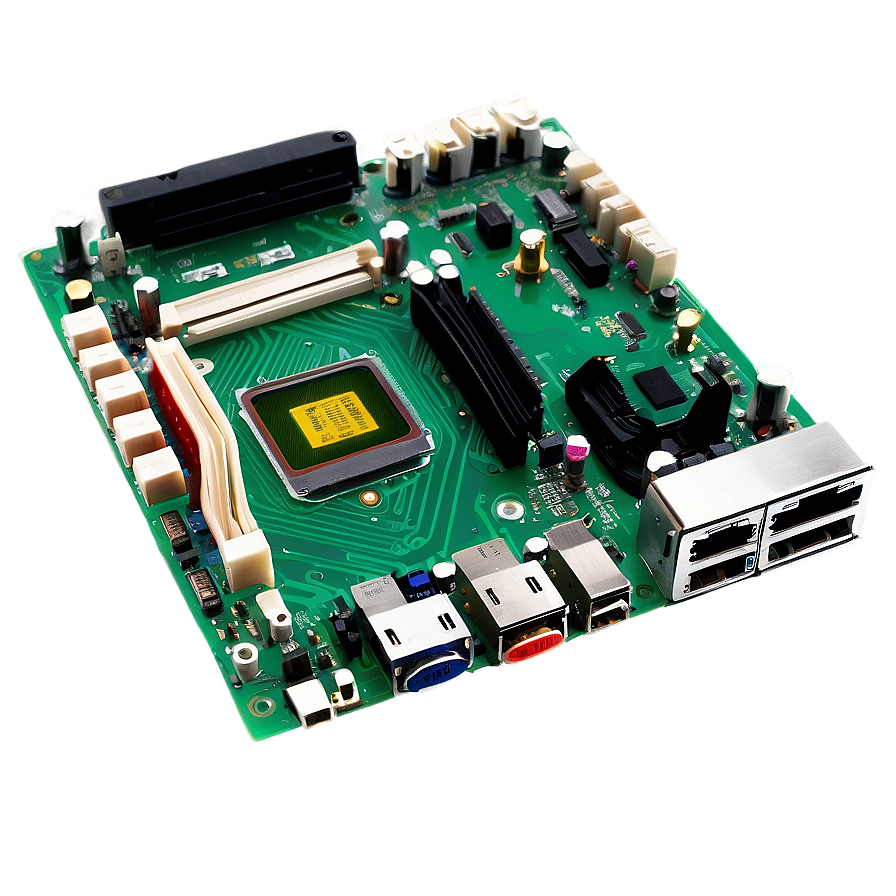 Motherboard With Graphics Card Png Lcs91 PNG Image