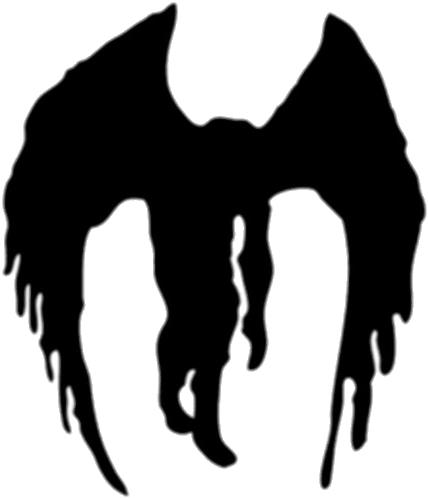 Mothman Silhouette Graphic PNG Image