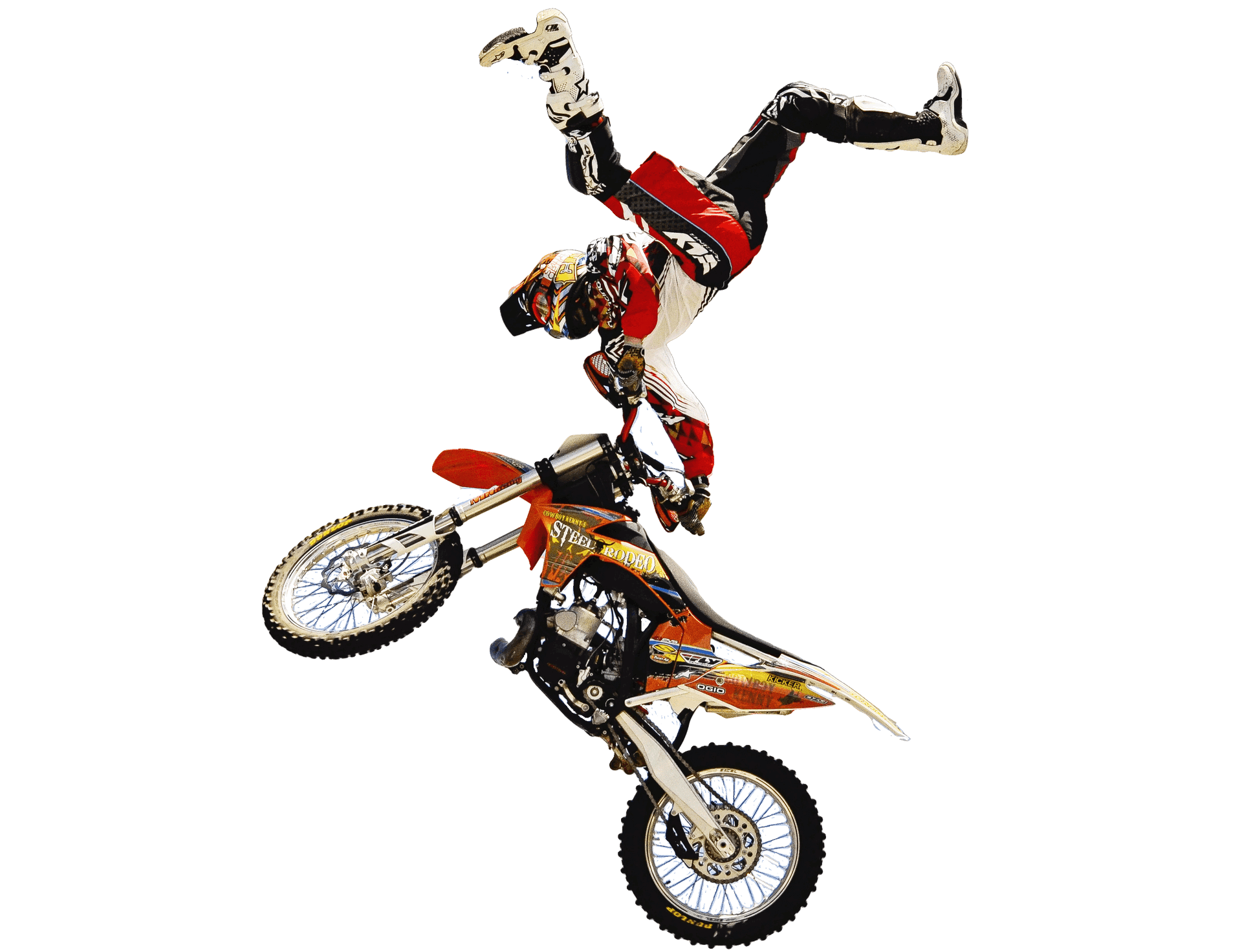 Motocross Freestyle Airborne Stunt.png PNG Image