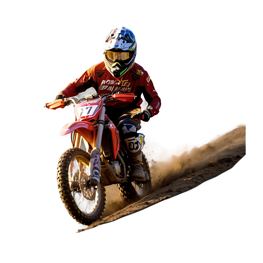 Motocross Sunset Ride Png 59 PNG Image