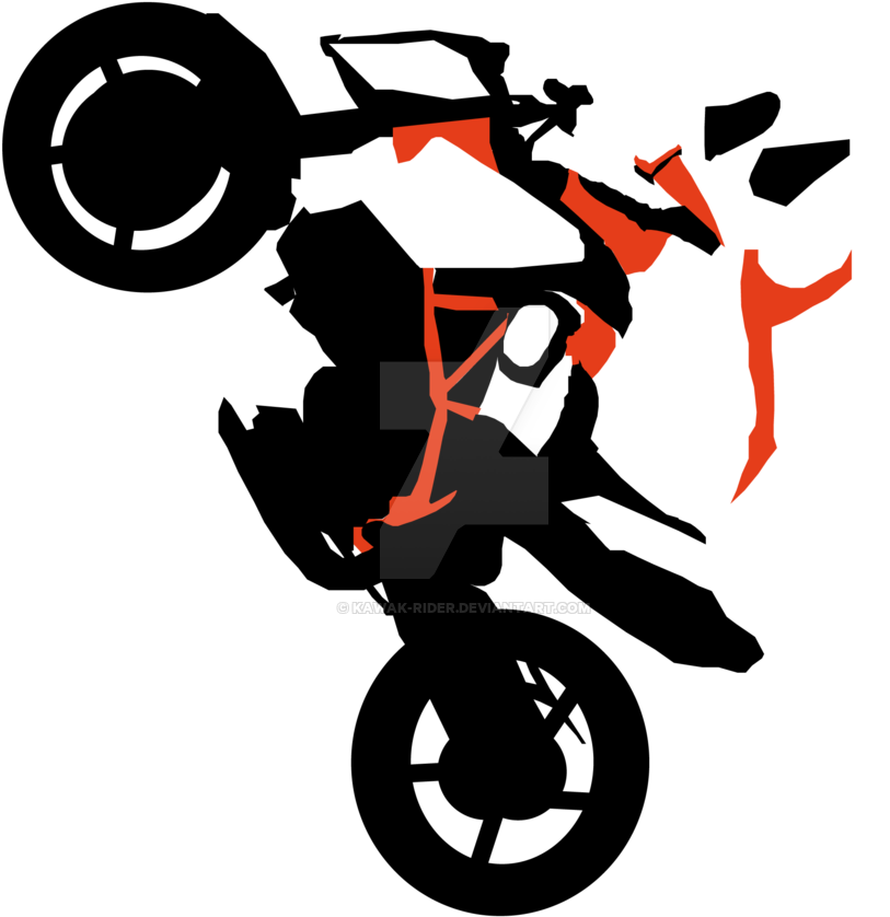 Motorcycle Rider Vector Art PNG Image