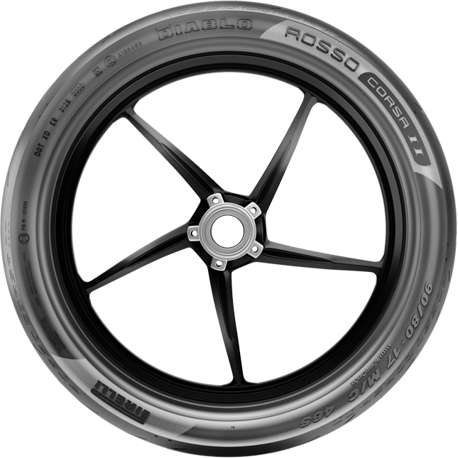 Motorcycle Wheeland Tire PNG Image