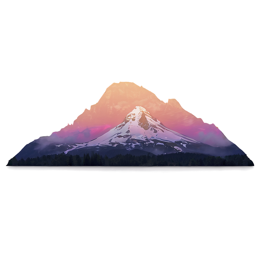 Mountain At Dawn Png Pbr35 PNG Image