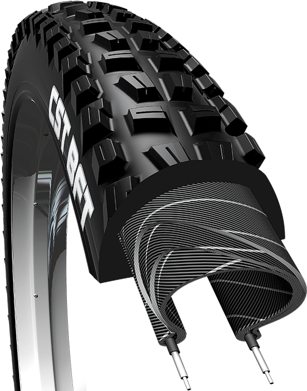 Mountain Bike Tire Profile PNG Image