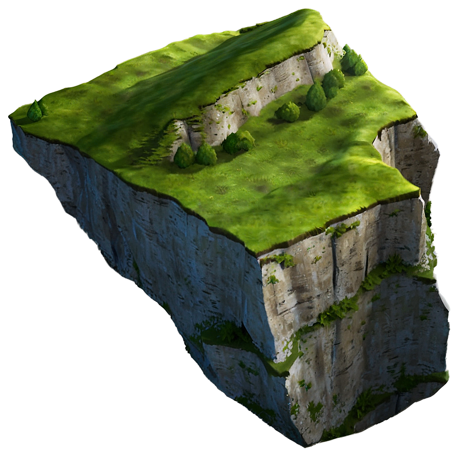 Mountain Cliff Landscape Png Yfb PNG Image