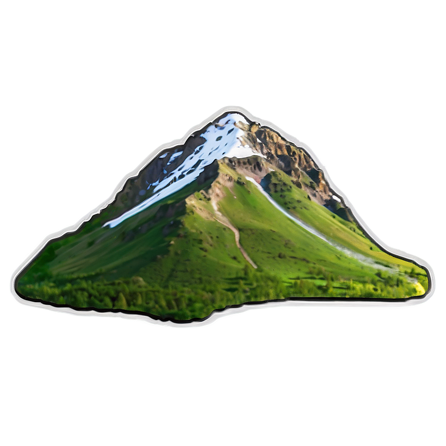 Mountain In Spring Png Rgm PNG Image