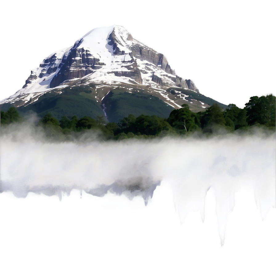 Mountain In The Mist Png 46 PNG Image