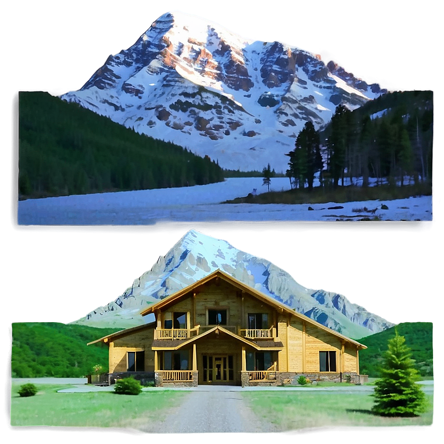 Mountain Retreat Vacation Png Tpl90 PNG Image