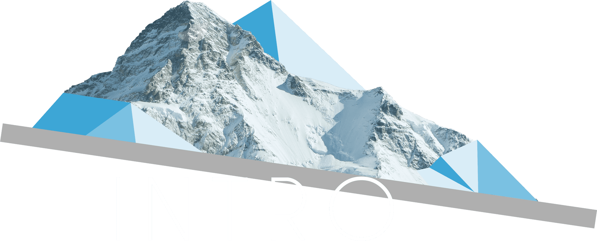 Mountain Summit Intro Graphic PNG Image