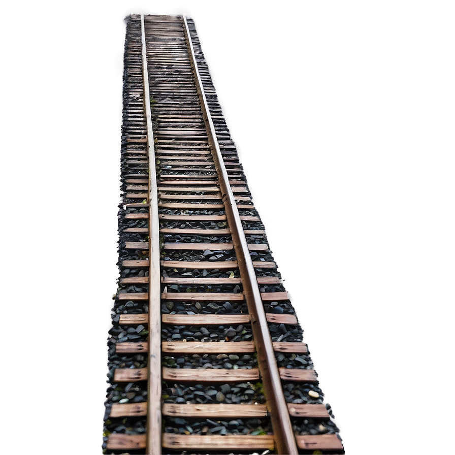 Mountainous Landscape Railroad Tracks Png Hnb PNG Image